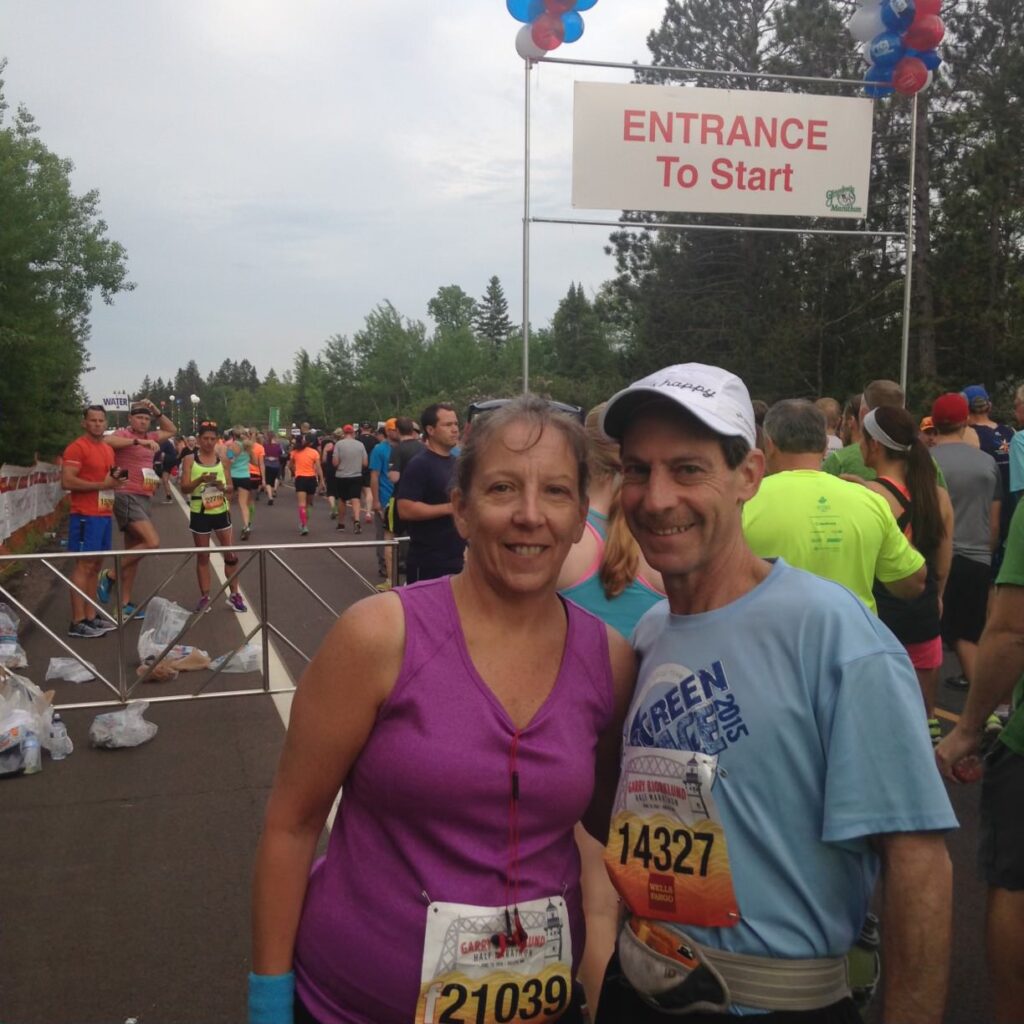 Rae and Rick run in Minnesota