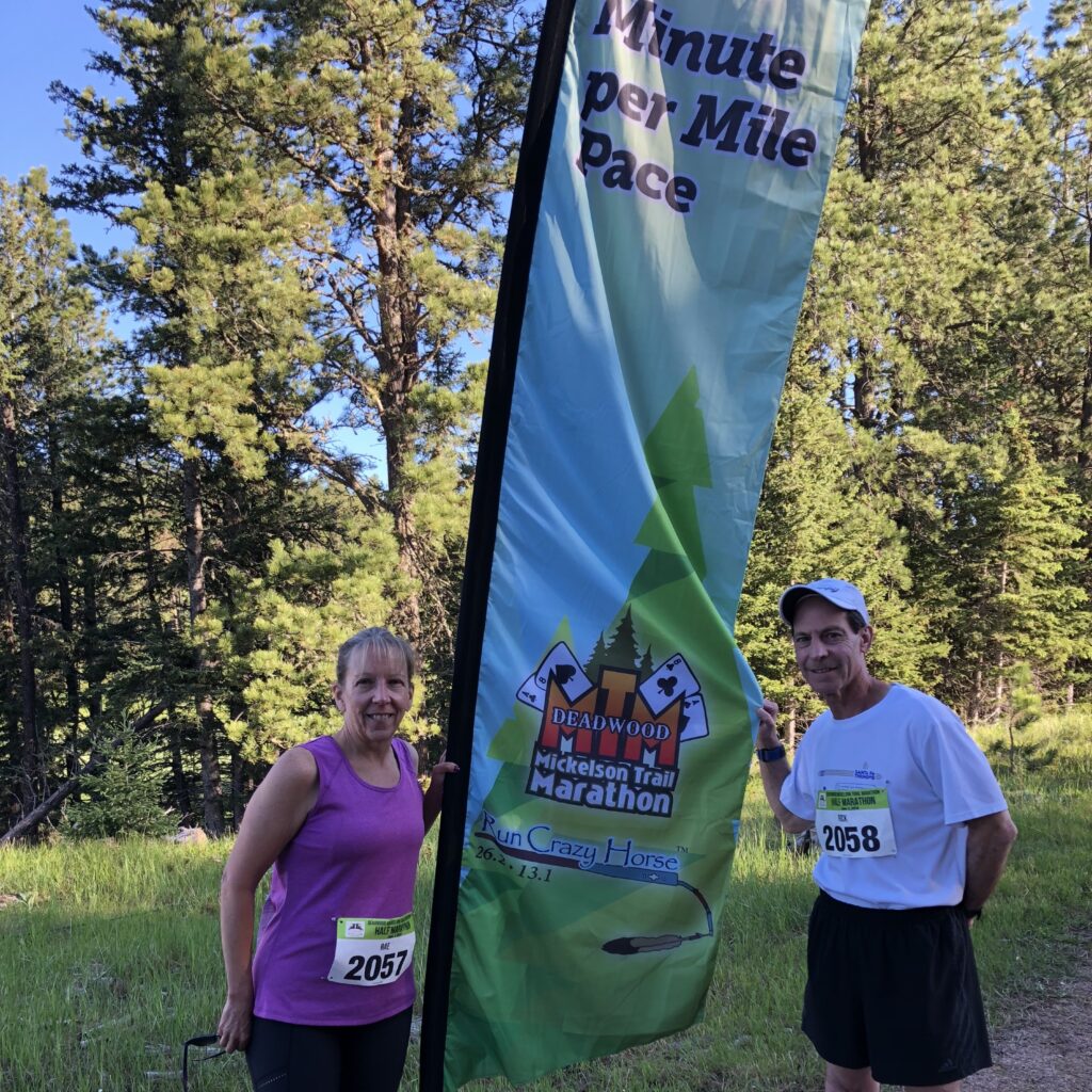 Rae and Rick run in South Dakota